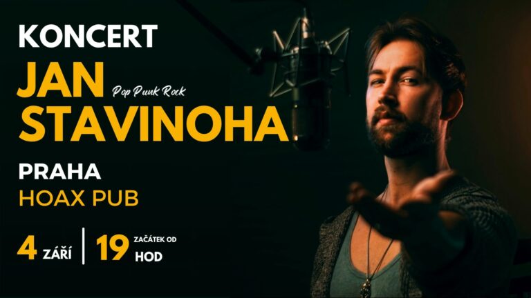 Koncert - JAN STAVINOHA V HOAX PUBU!